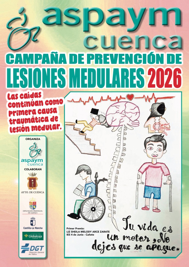 Tu vida es un motor, no dejes que se apague. Las caídas continúan como primera causa traumática de lesión medular.